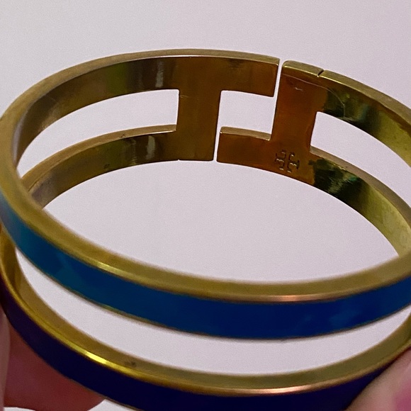 TT Golden and Blue Bangle/Bracelet - Picture 5 of 5